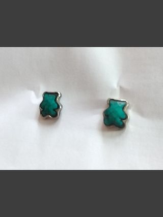 Pendientes Tous oso turquesa