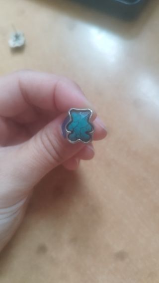 Pendientes Tous oso turquesa