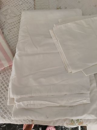 Lote sabanas cama matrimonio