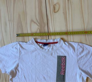 Camiseta Reebok niño blanca Vintage