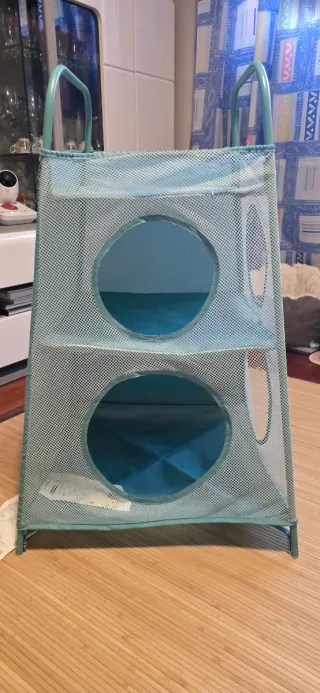 Organizador juguetes/mascotas azul