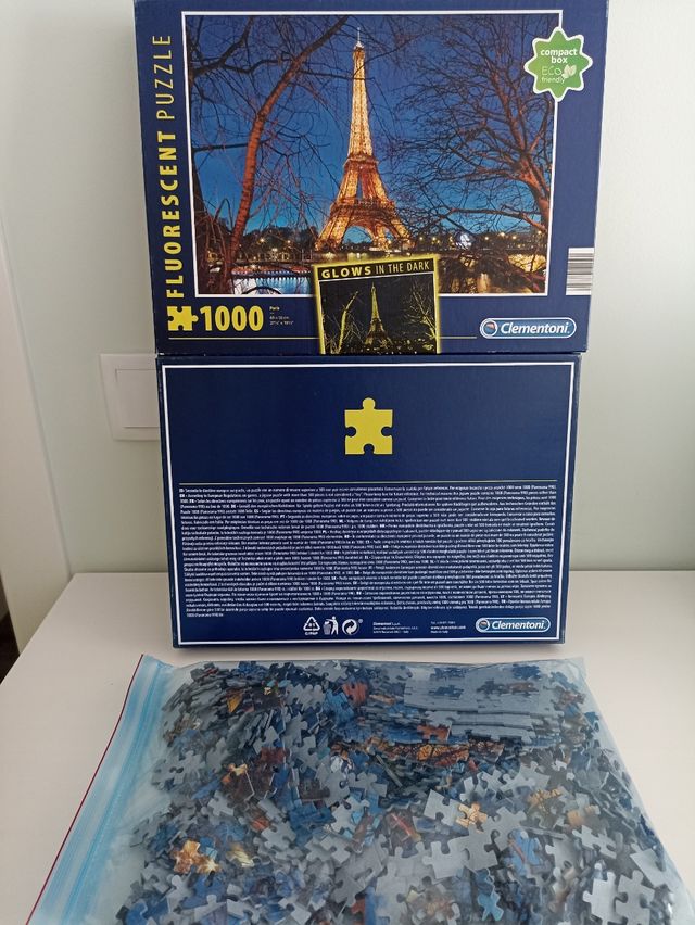 Puzzle 1000 piezas fluorescente París