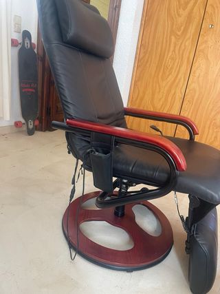 Sillón masaje relax piel sintética espalda lumbar