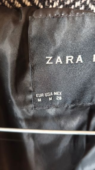 Cazadora Zara Basic M - Negra