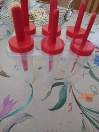Moldes para hacer helados - 6uds. Nuevo