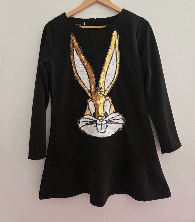Vestido negro Bugs Bunny