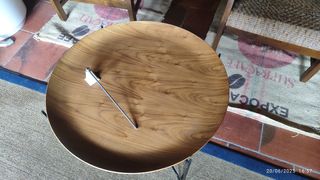 2 Sillones mimbre estilo vintage y mesa zara home