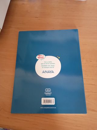 Libro  religión católica 3 primaria Anaya