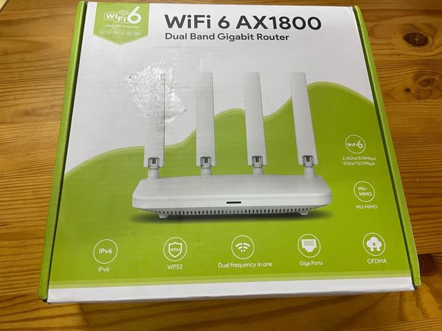 Router WiFi 6 AX1800 EDUP Gigabit Dual Band