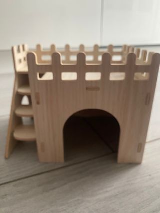 Jaula roedores con caseta