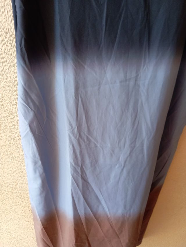 Vestido degradado azul-marrón