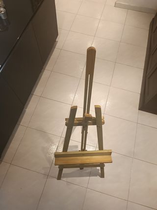 Caballete de madera para pintura 