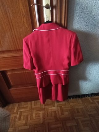 Traje rojo mujer - talla 40