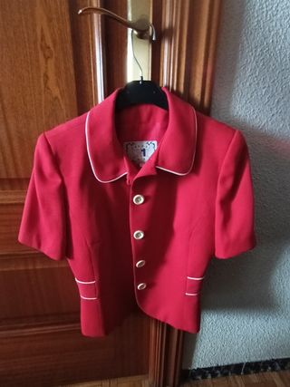 Traje rojo mujer - talla 40