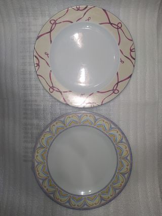 32 cms - 2 FUENTES CUENCOS BOWL VAJILLA PORCELANA 