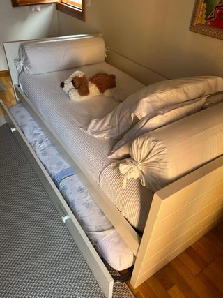 Cama nido blanca de 90cm