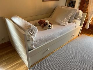 Cama nido blanca de 90cm