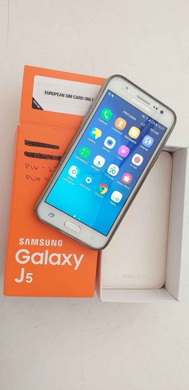 Samsung Galaxy J5 Branco - Como Novo