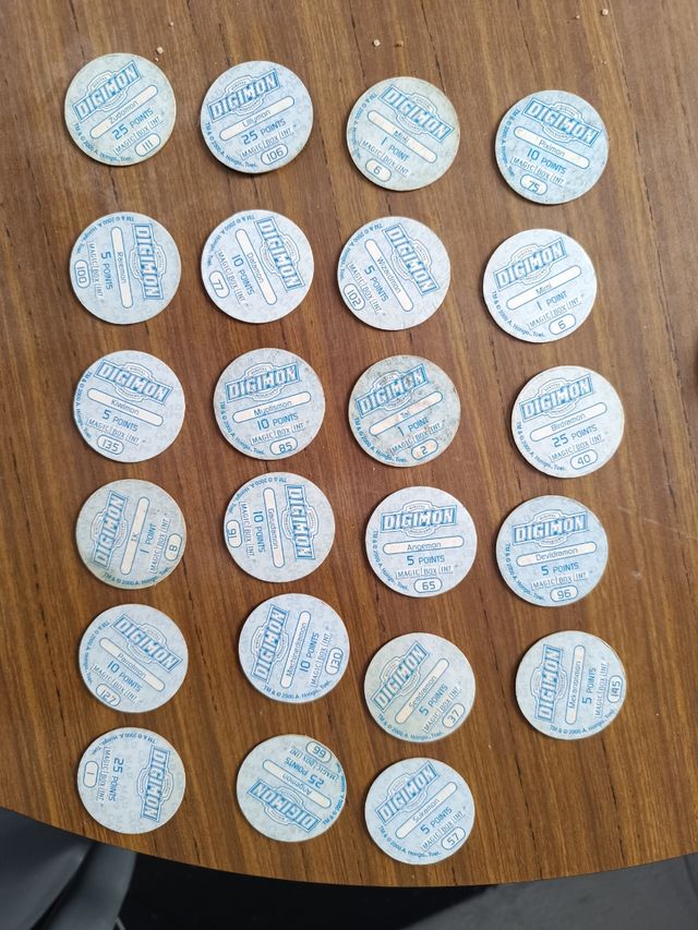 Colección Tazos Digimon