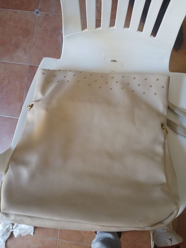 Bolso beige - bandolera
