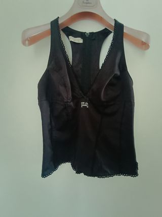 Top nero donna Artigli