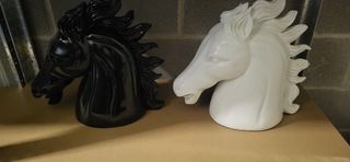 2 Statue di Cavallo Decorazione
