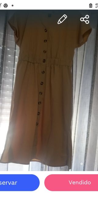 Vestido Shein beige M - nuevo