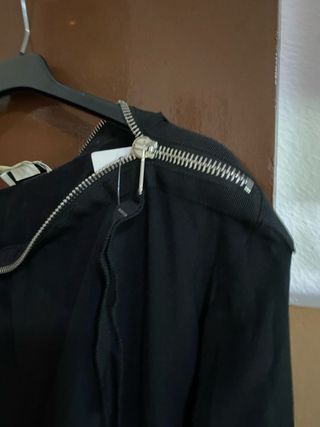 VESTIDO NUEVO M DISEÑO negro ccremallera 