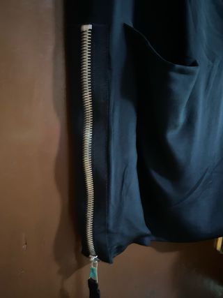 VESTIDO NUEVO M DISEÑO negro ccremallera 