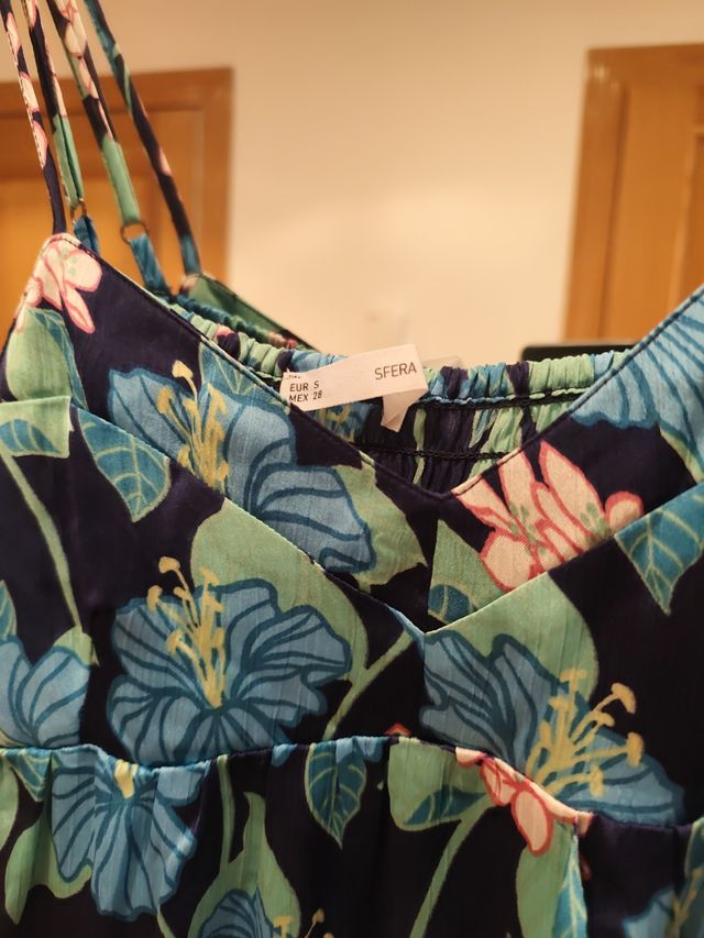 Vestido largo Sfera estampado flores