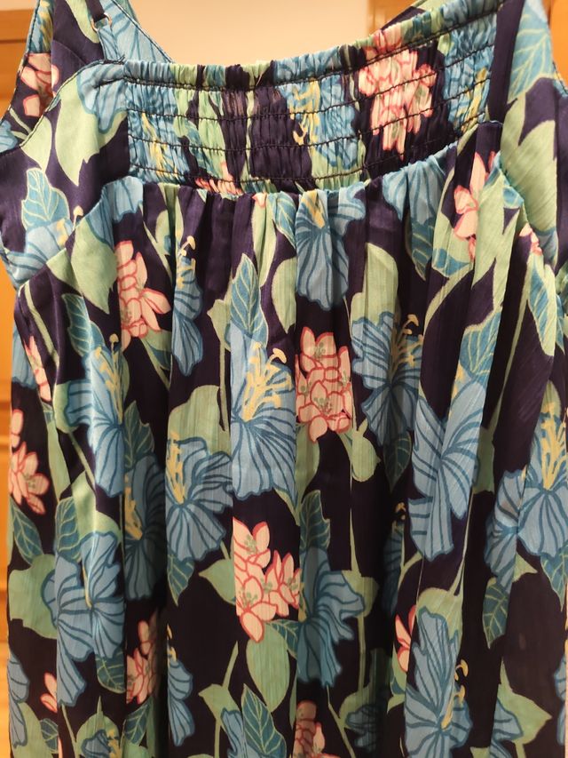 Vestido largo Sfera estampado flores