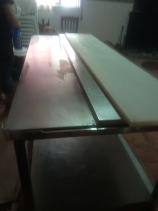Mesa acero inoxidable carnicería