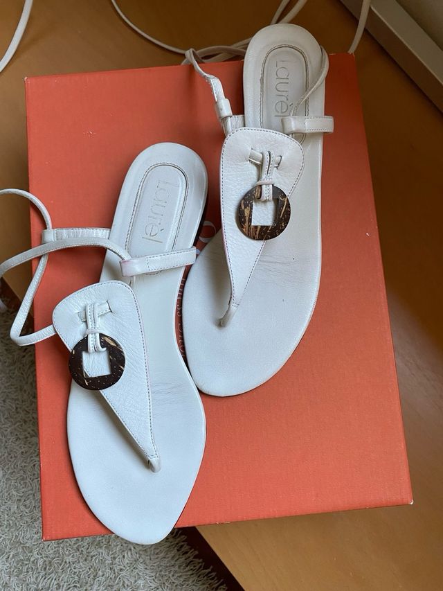 Sandalias Laurel blancas