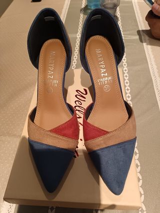 MARYPAZ-Zapatos tacón-talla 37