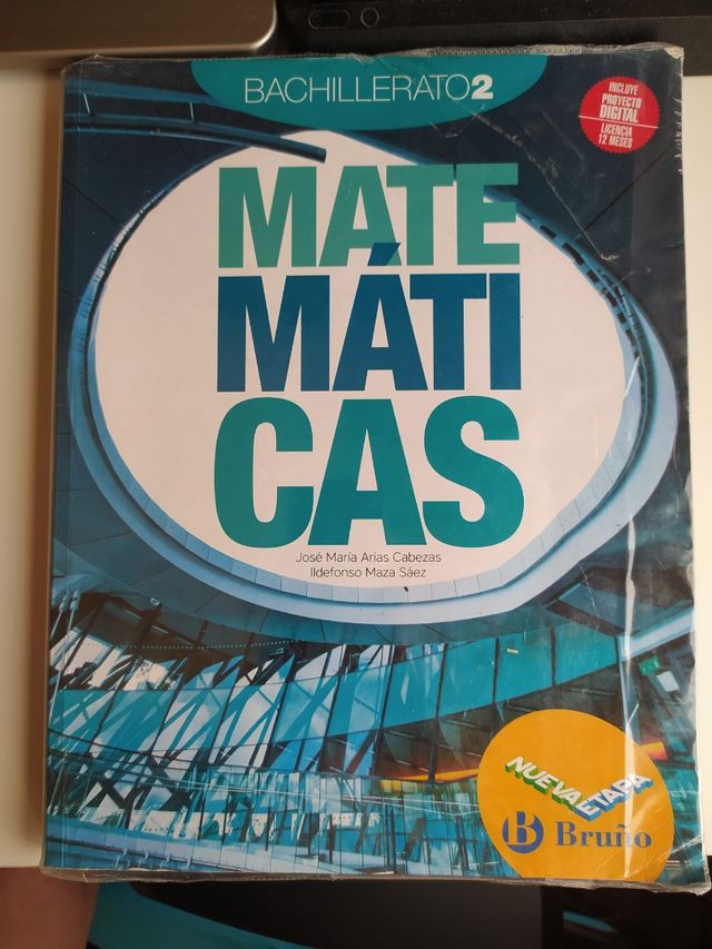 Matemáticas 2 Bachillerato Nueva etapa Bruño