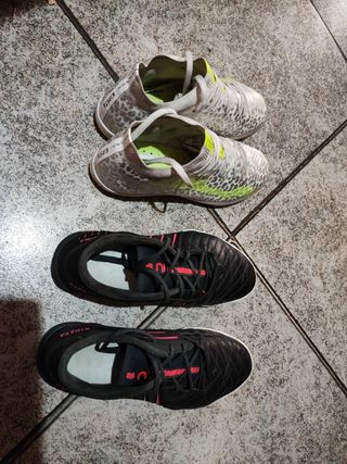 Zapatillas 2 pares fútbol 7 y futsal Ginka Pro