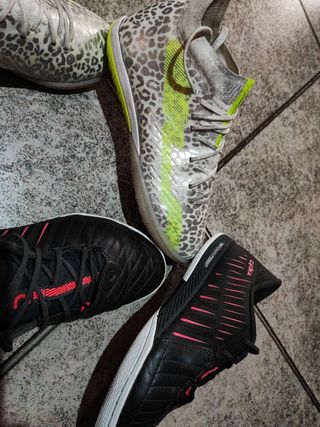 Zapatillas 2 pares fútbol 7 y futsal Ginka Pro