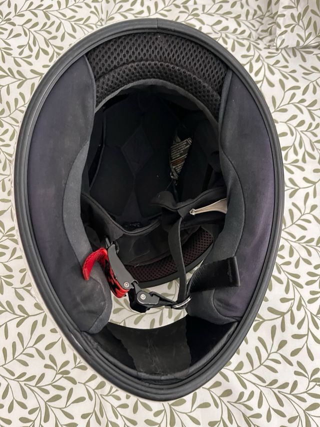 Casco moto LS2 blanco