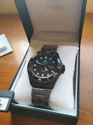Orient Reloj buceo negro