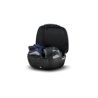 SHAD SH40 - Baúl moto negro Tapa Aluminio