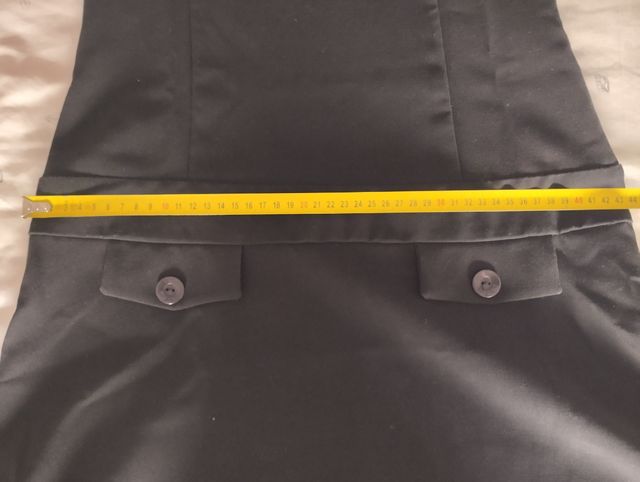 Vestido negro Mango talla S pequeña-XS