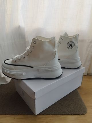 Converse blancas plataforma