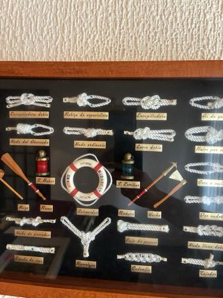Cuadro decorativo nudos marineros