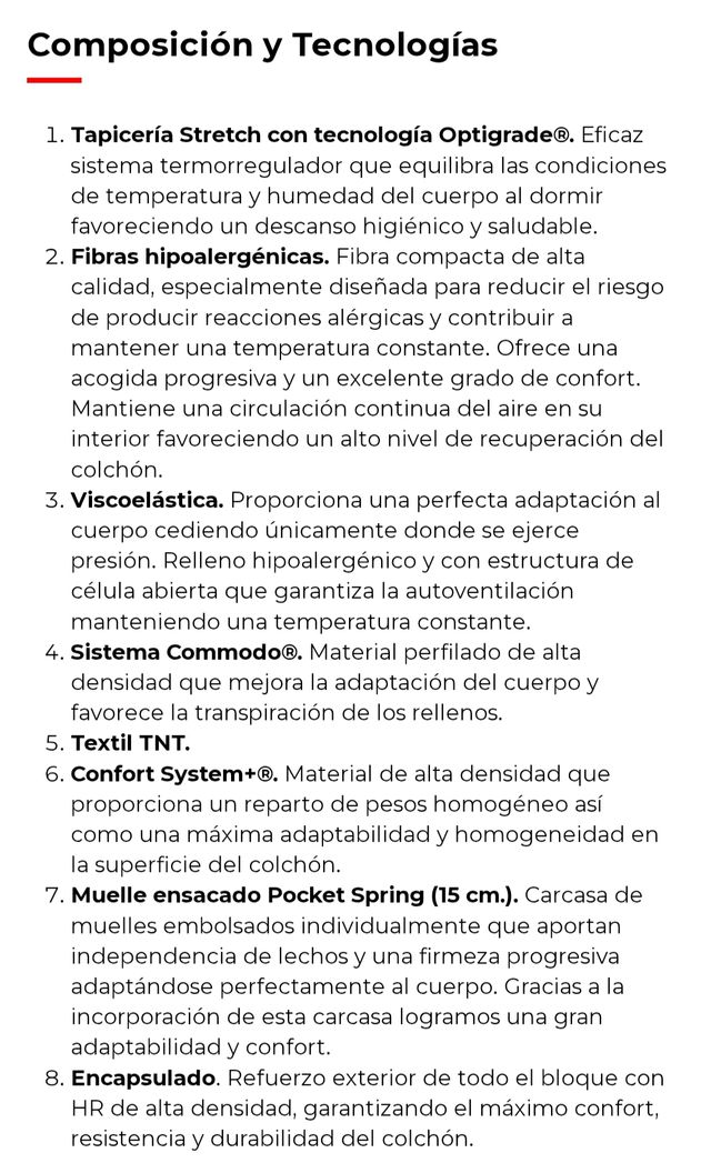 Colchón Flex Nube Visco 180x200