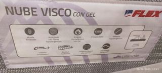 Colchón Flex Nube Visco 180x200