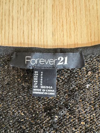 Jersey lentejuelas Forever21 S - M