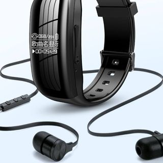 Reloj Grabadora Voz Digital Negro