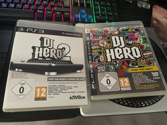 Dj Hero 1&2 PS3 + Periférico