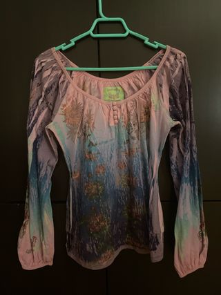 Blusa Butterfly multicolor