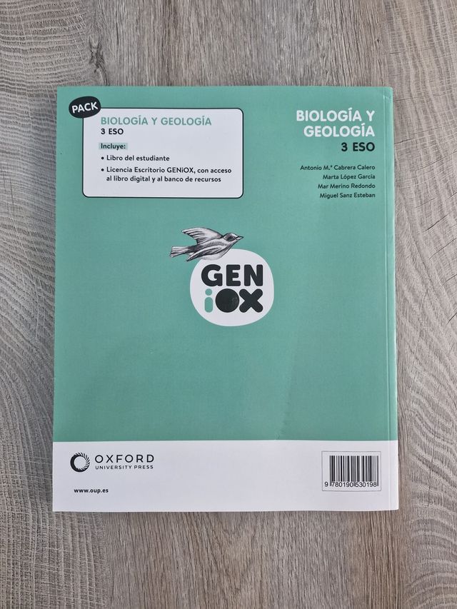 Biología y Geología 3º ESO. Libro del estudiant...